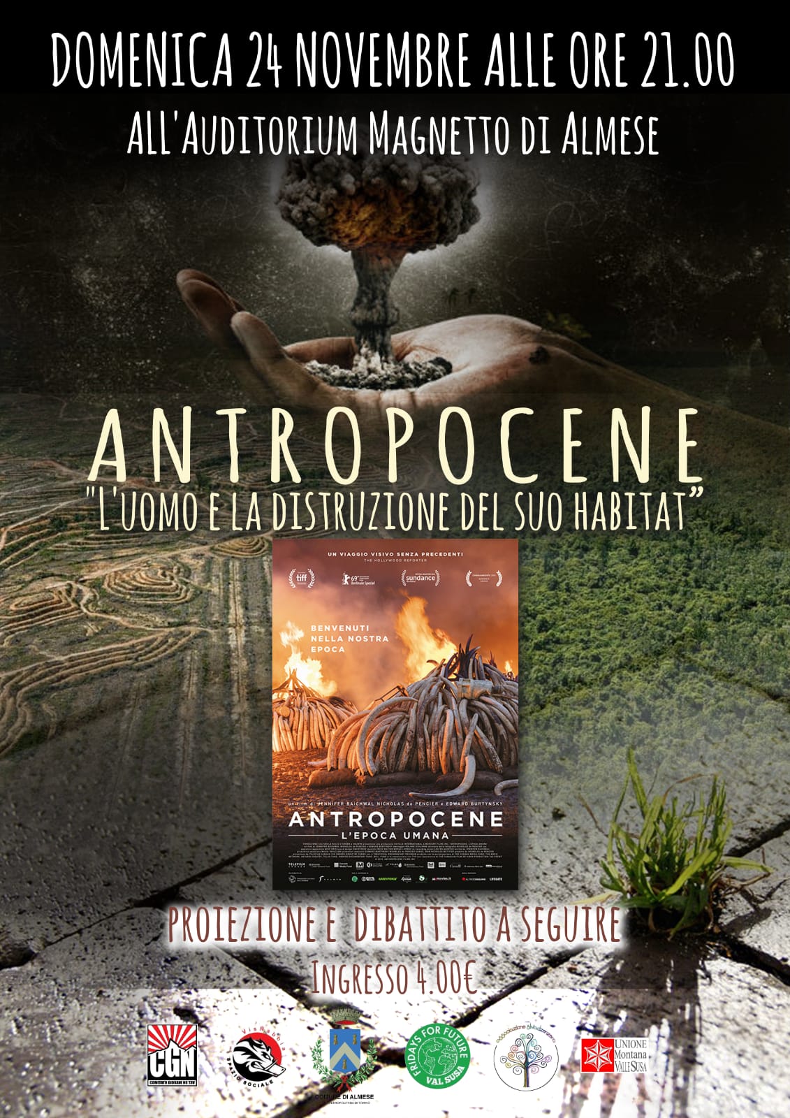 Immagine della notizia Docu-film Antropocene in prima visione